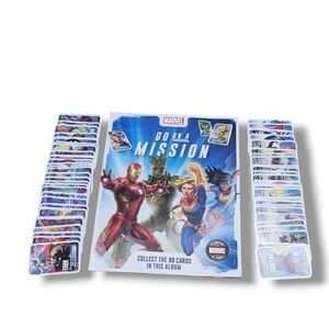 Marvel Go On A Mission Book 90 Cards